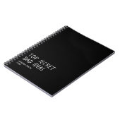 Top Secret Bad Ideas Notebook – Funny Dark Humor Notizblock (Linke Seite)