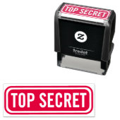 Top Secret Briefmarke Permastempel (Beispiel)