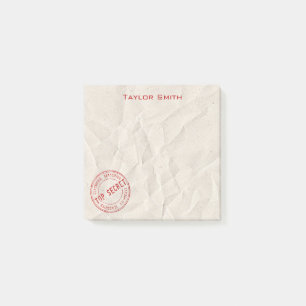 Top Secret Briefmarke Post-it Notes Klebezettel