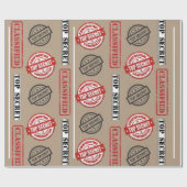 Top Secret Classic Geschenkwrap Geschenkpapier (Flach)
