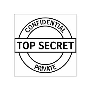Top Secret Custom Gummistempel