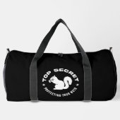 Top Secret Eichhörnchen - Ihre Nüsse schützen Duffle Bag (Rückseite)