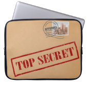 Top Secret Envelope Laptop Sleeve (Vorderseite)