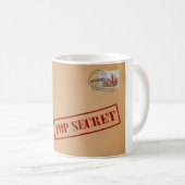 Top Secret Envelope Tasse (VorderseiteRechts)