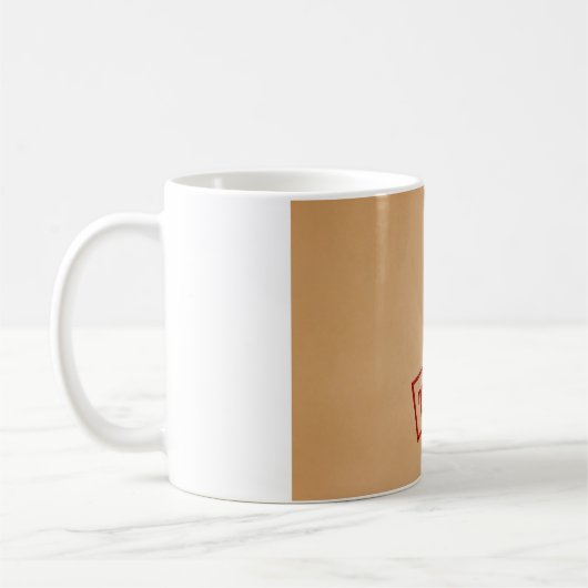 Top Secret Envelope Tasse (Links)