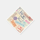 Top Secret - Geh weg! Serviette (Ecke)