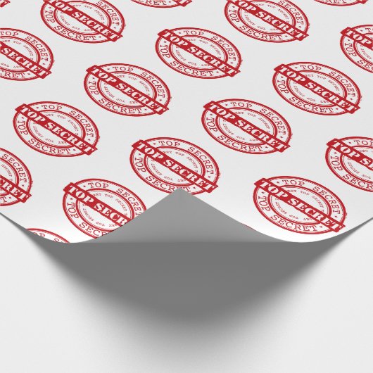 Top Secret Geschenkpapier (Ecke)