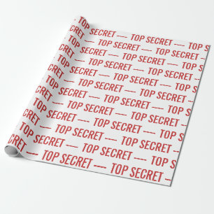 TOP SECRET GESCHENKPAPIER