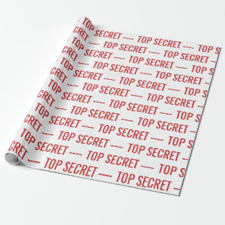 TOP SECRET GESCHENKPAPIER