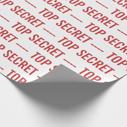 TOP SECRET GESCHENKPAPIER (Ecke)