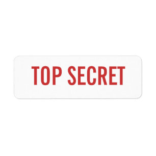 TOP SECRET LABEL