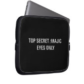 Top Secret / Majic Eyes only Laptopschutzhülle (Vorne Rechts)