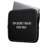 Top Secret / Majic Eyes only Laptopschutzhülle (Vorderseite Links)