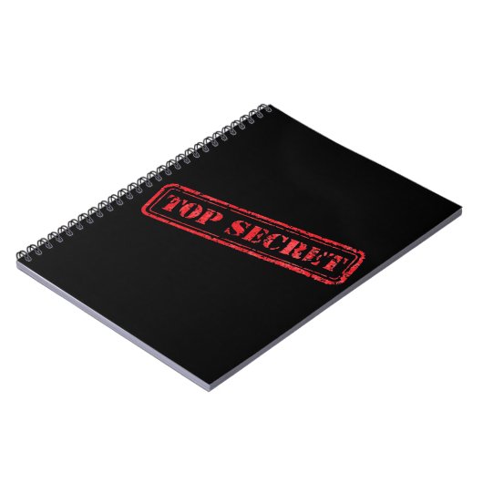 Top Secret Notebook Notizblock (Linke Seite)
