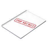 Top Secret Notebook Notizblock (Linke Seite)