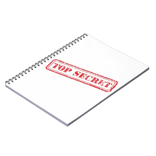Top Secret Notebook Notizblock (Linke Seite)
