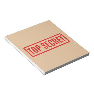 Top Secret Notizblock