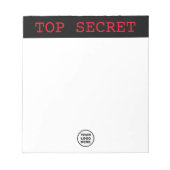TOP SECRET NOTIZBLOCK (Vorderseite)