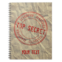 Top Secret Novelty auf Kraftpapier