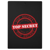 Top Secret Old Style Klemmbrett (Rückseite)