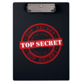 Top Secret Old Style Klemmbrett (Vorderseite)