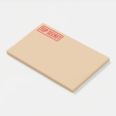 Top Secret Post-it Notes Klebezettel (angewinkelt)