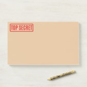 Top Secret Post-it Notes Klebezettel (Auf Schreibtisch)