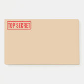Top Secret Post-it Notes Post-it Klebezettel (Vorderseite)