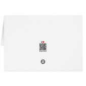 Top Secret Red Rubber Briefmarke Card (Rückseite Horizontal)