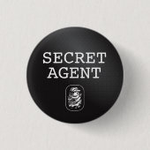 Top Secret / Secret Agent / Classification Button (Vorderseite)