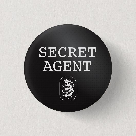 Top Secret / Secret Agent / Classification Button (Vorderseite)