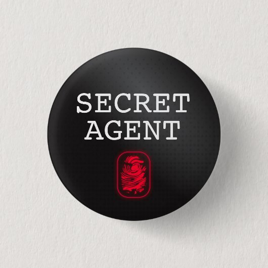 Top Secret / Secret Agent / Classification Button (Vorderseite)