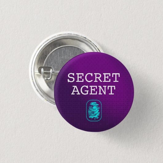 Top Secret / Secret Agent / Classification Button (Vorne & Hinten)