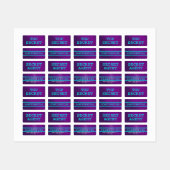 Top Secret / Secret Agent / Classification Etiketten (Blatt)