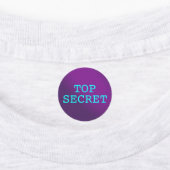 Top Secret / Secret Agent Etiketten (Befestigt)