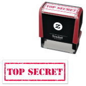 Top secret self inking rubber stamp permastempel (Beispiel)