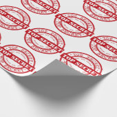 Top Secret Siegel Geschenkpapier (Ecke)