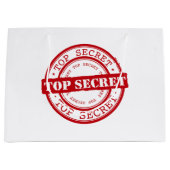 Top Secret Siegel Große Geschenktüte (Vorderseite)