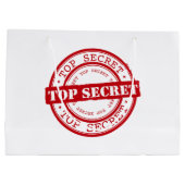 Top Secret Siegel Große Geschenktüte (Rückseite)
