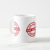 Top Secret Siegel Kaffeetasse (Vorderseite Links)