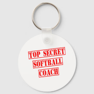 Top Secret Softball Coach Schlüsselanhänger