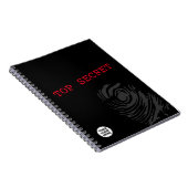 TOP SECRET Spy Themed Notizblock (Rechte Seite)