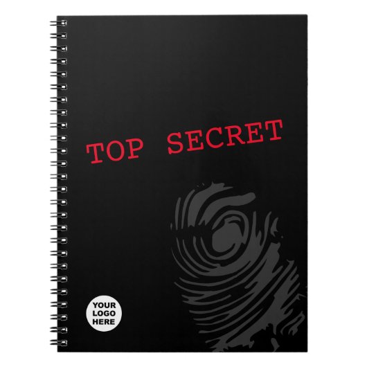 TOP SECRET Spy Themed Notizblock (Vorderseite)