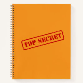 Top Secret Stamps Funny Fun Journal-Notebook Notizblock