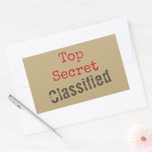 Top Secret Stickers (Umschlag)