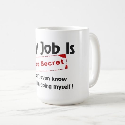 Top Secret Tasse (VorderseiteRechts)