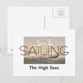 TOP Segelmeere Postkarte (Vorne/Hinten)