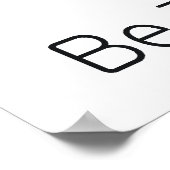 TOP sei der Felsen Poster (Ecke)