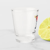 Top-Shelf-Historie-Showglas Schnapsglas (Links)