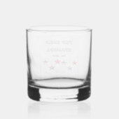 Top Shelf Opa Gravierte Mode Whiskyglas (Rückseite)